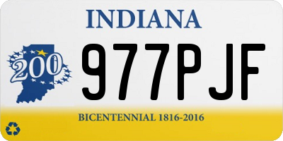 IN license plate 977PJF