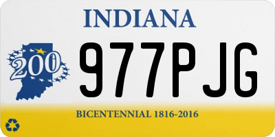IN license plate 977PJG