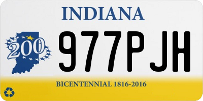 IN license plate 977PJH
