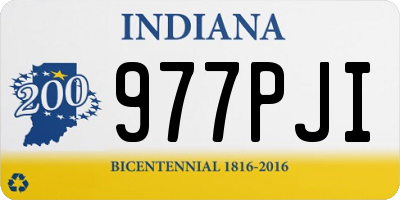IN license plate 977PJI