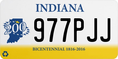 IN license plate 977PJJ
