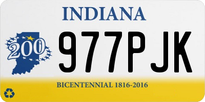IN license plate 977PJK