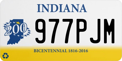 IN license plate 977PJM