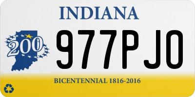 IN license plate 977PJO