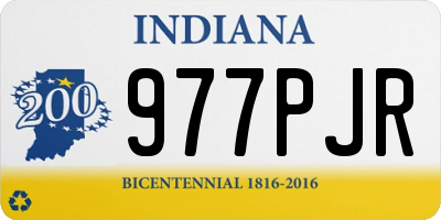 IN license plate 977PJR
