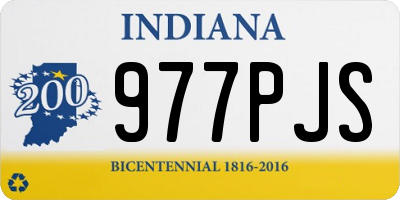 IN license plate 977PJS