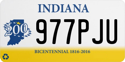 IN license plate 977PJU