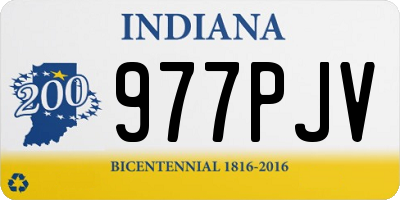 IN license plate 977PJV