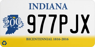 IN license plate 977PJX