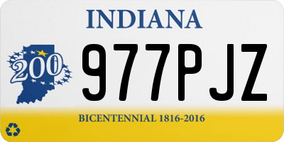 IN license plate 977PJZ