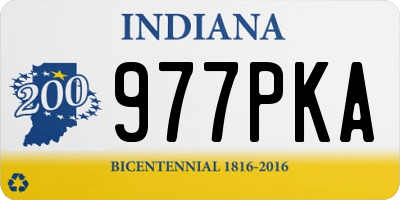 IN license plate 977PKA