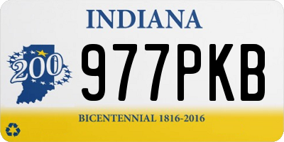 IN license plate 977PKB