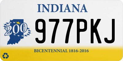 IN license plate 977PKJ