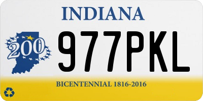 IN license plate 977PKL