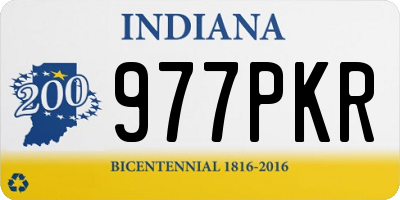 IN license plate 977PKR