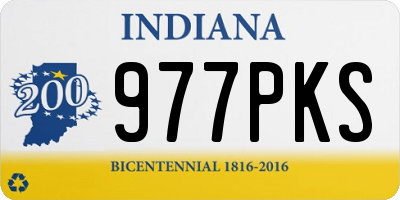 IN license plate 977PKS
