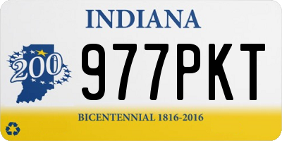 IN license plate 977PKT