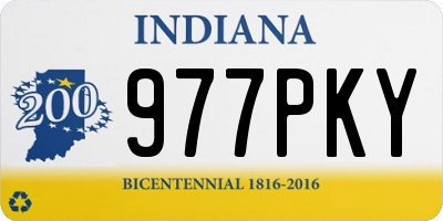IN license plate 977PKY