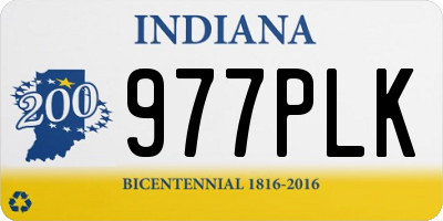 IN license plate 977PLK
