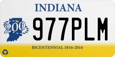 IN license plate 977PLM