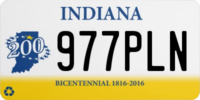 IN license plate 977PLN
