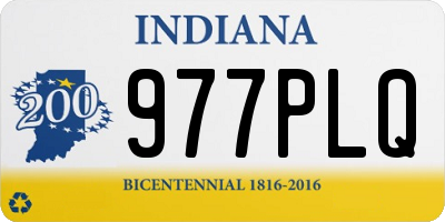 IN license plate 977PLQ