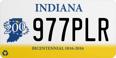 IN license plate 977PLR