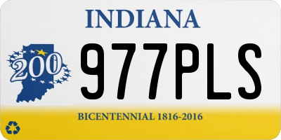 IN license plate 977PLS
