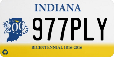 IN license plate 977PLY