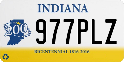 IN license plate 977PLZ