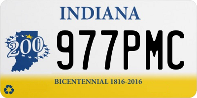 IN license plate 977PMC