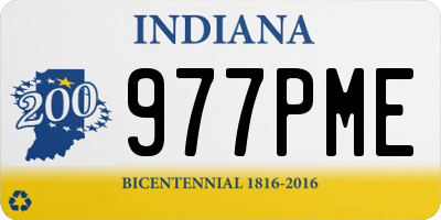 IN license plate 977PME