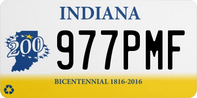 IN license plate 977PMF