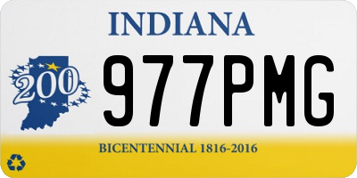 IN license plate 977PMG