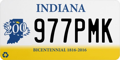 IN license plate 977PMK