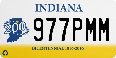IN license plate 977PMM