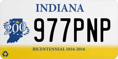 IN license plate 977PNP