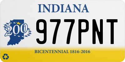 IN license plate 977PNT