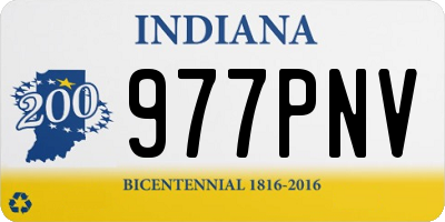 IN license plate 977PNV