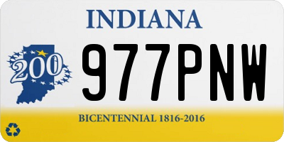 IN license plate 977PNW