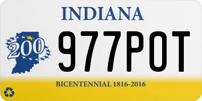 IN license plate 977POT