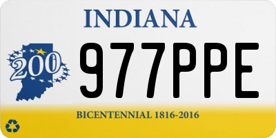 IN license plate 977PPE