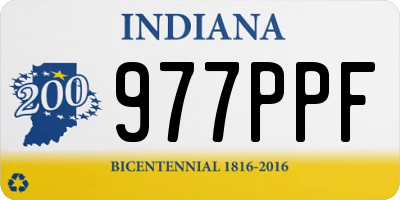 IN license plate 977PPF