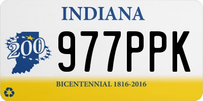 IN license plate 977PPK