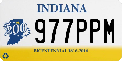 IN license plate 977PPM