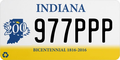 IN license plate 977PPP