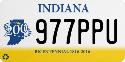 IN license plate 977PPU