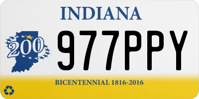 IN license plate 977PPY