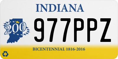 IN license plate 977PPZ