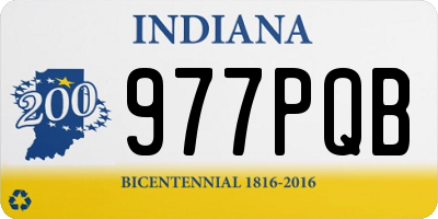 IN license plate 977PQB